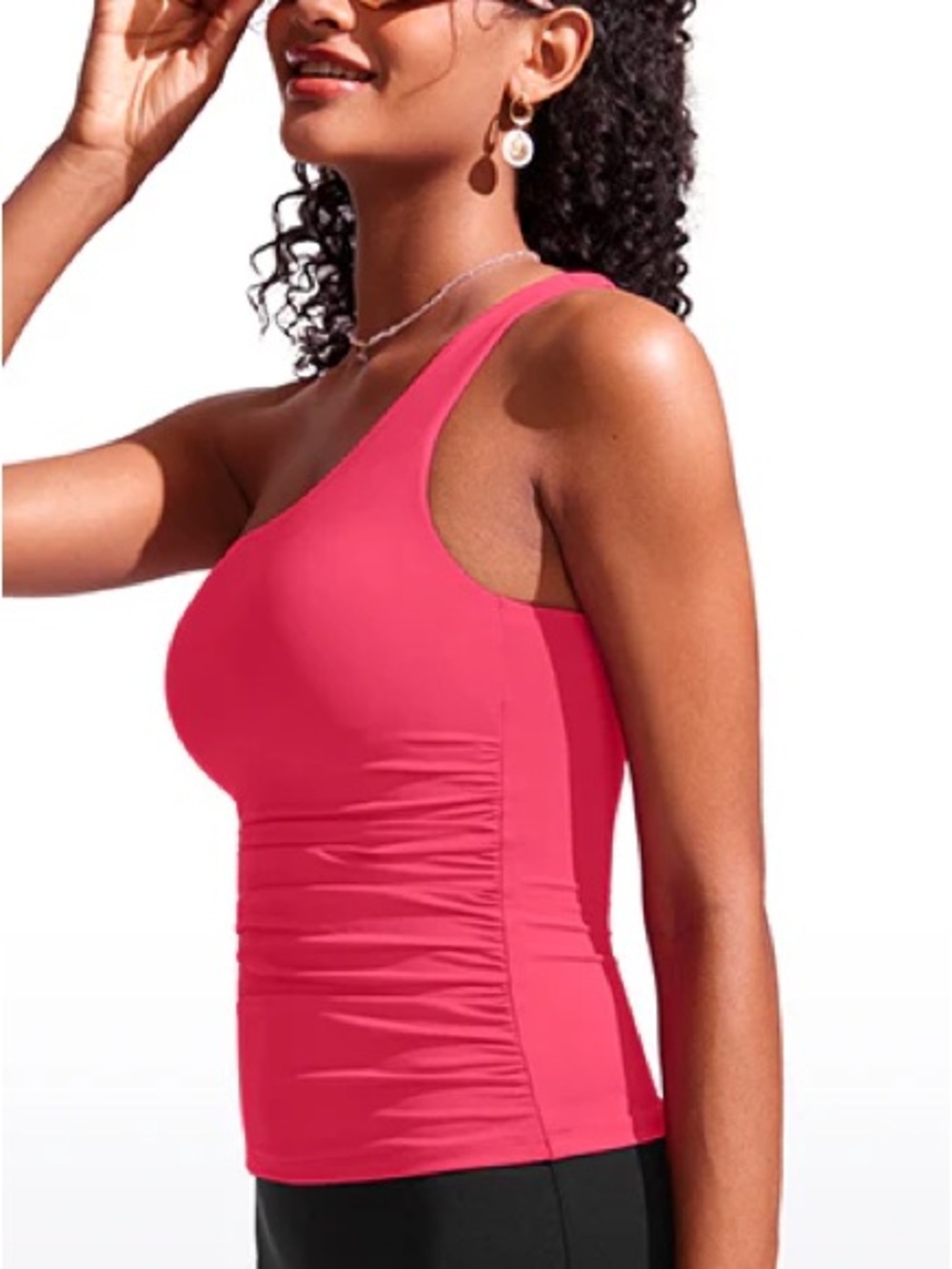 Sunshine Adjustable Ruched Tankini - Picture 3 of 6